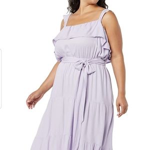 NWT Goodthreads Women Viscose Fluid Twill Sundress Summer High -low Dress